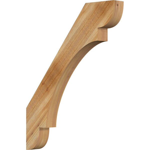 Ekena Millwork 4"W x 32"D x 40"H Olympic Rough Sawn Knee Brace, Western Red Cedar BRC04X32X40OLY00RWR - main